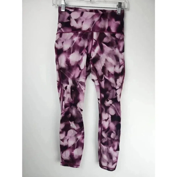 lululemon athletica Pants - Lululemon Train Times Leggings Purple Pink Size 6